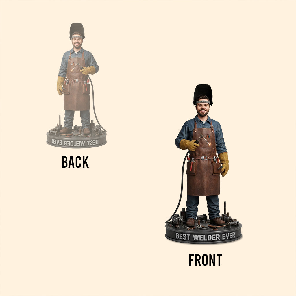 Individuelles Geschenk für Schweißer – Personalisierte Acrylplakette in Sonderform für Schweißer