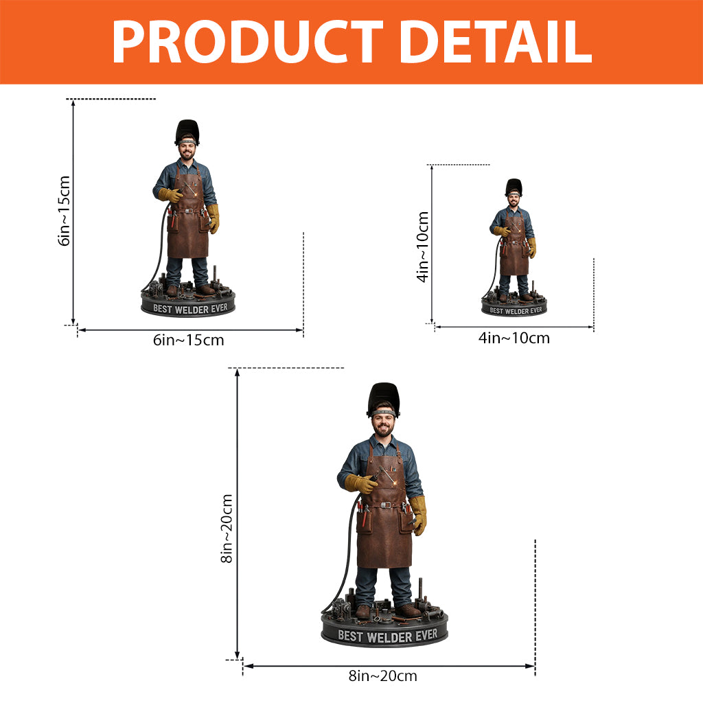 Individuelles Geschenk für Schweißer – Personalisierte Acrylplakette in Sonderform für Schweißer