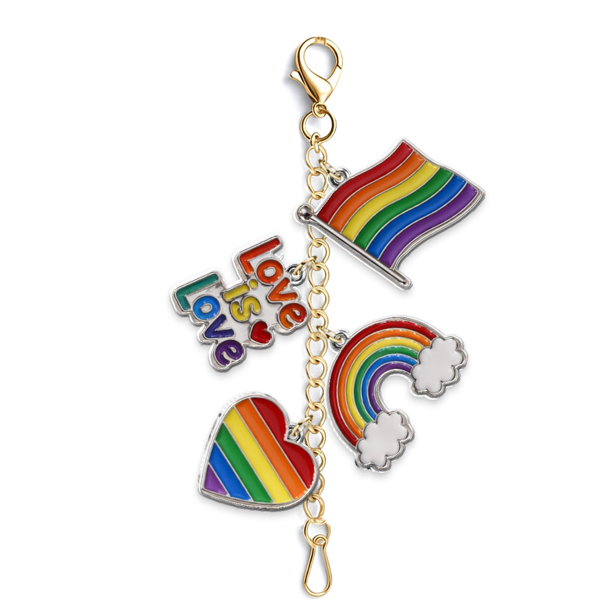 Farben von Menschen können variieren - Personalisierte LGBT Unterstützung High Top Schuhe mit Charm