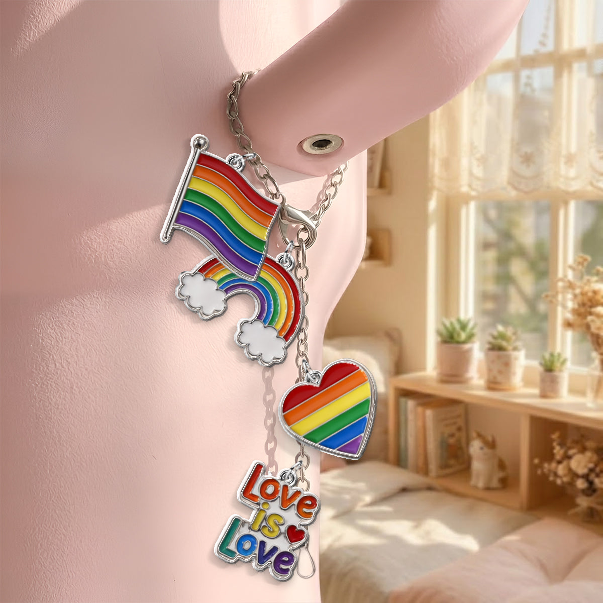 Farben von Menschen können variieren - Personalisierte LGBT Unterstützung High Top Schuhe mit Charm
