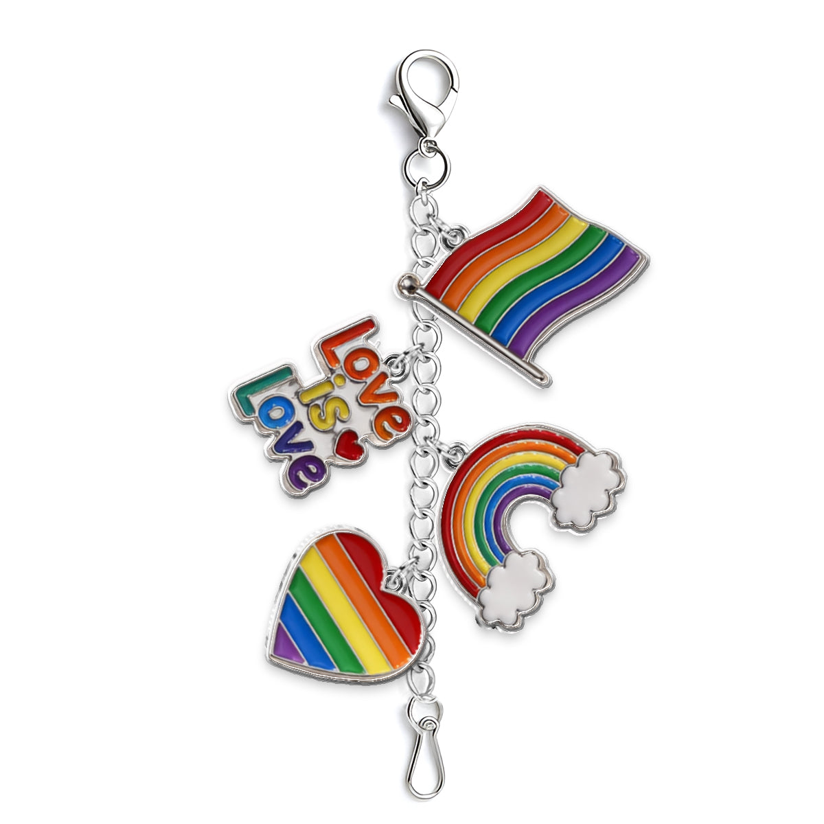 Farben von Menschen können variieren - Personalisierte LGBT Unterstützung High Top Schuhe mit Charm