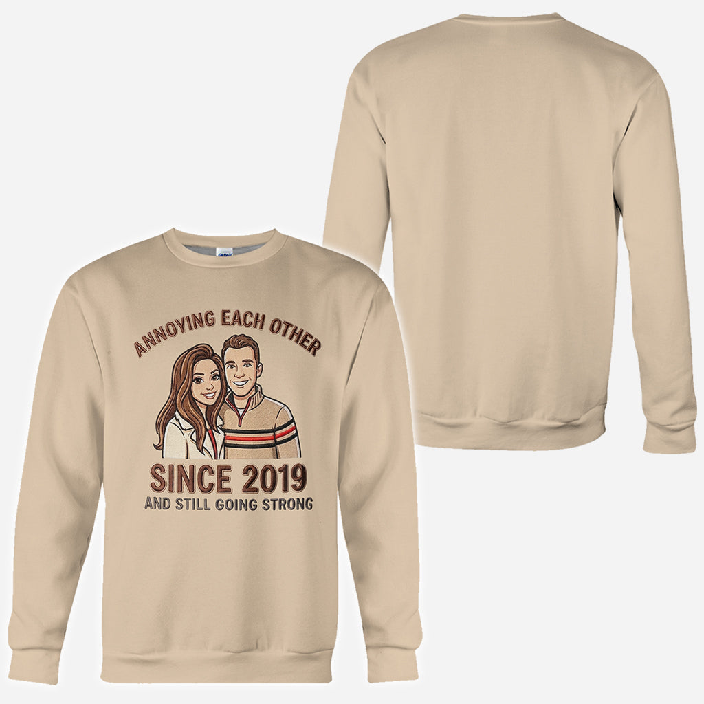 Couple Gift - Personalized Couple All Over Shirt