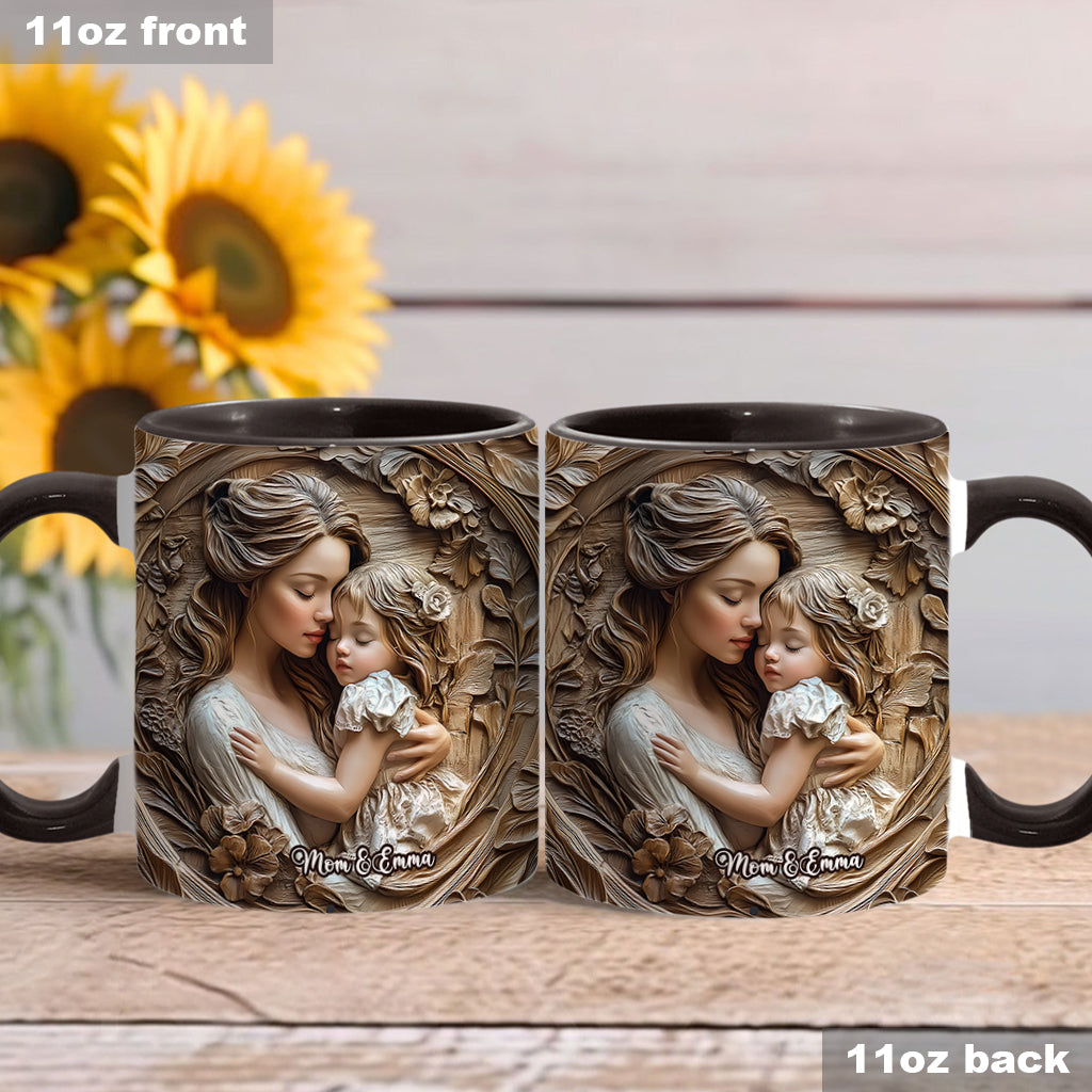 Mother And Daughter - Personalized Mother Accent Mug