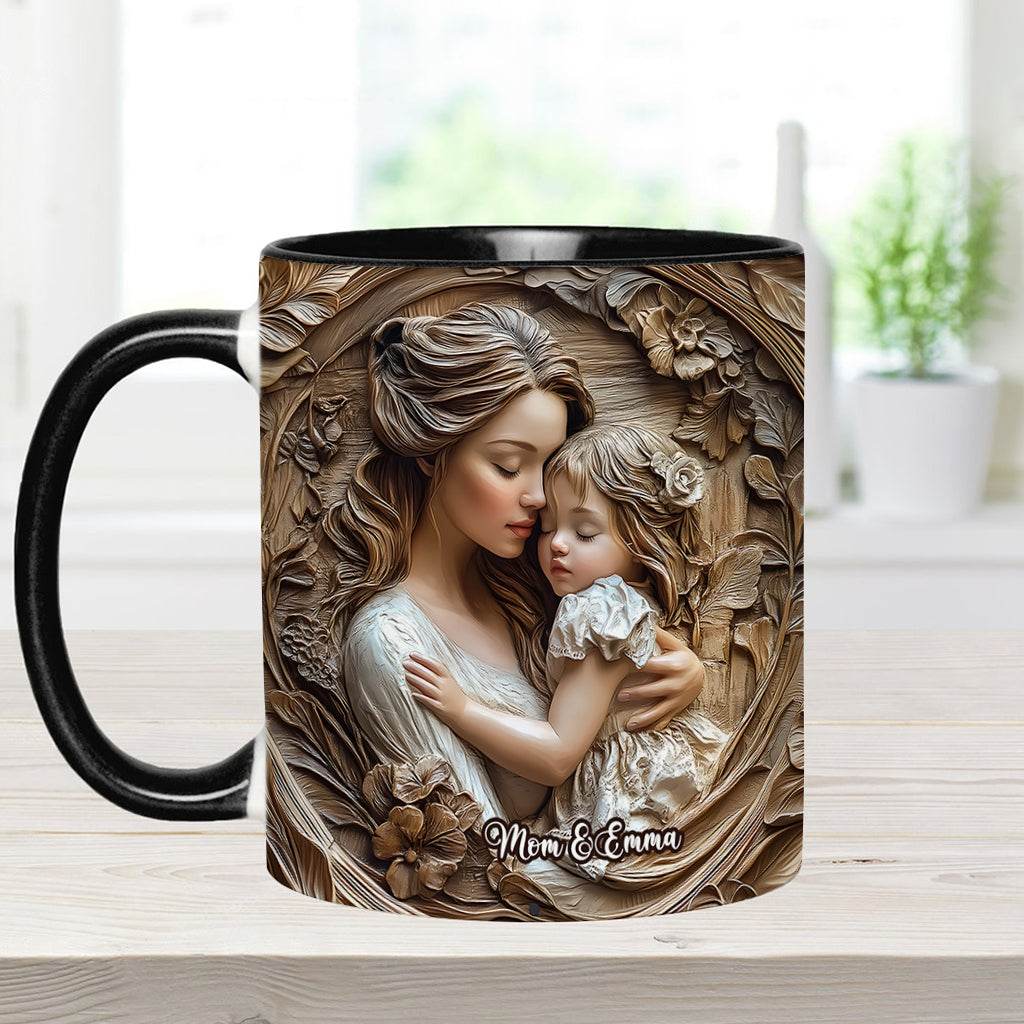Mother And Daughter - Personalized Mother Accent Mug
