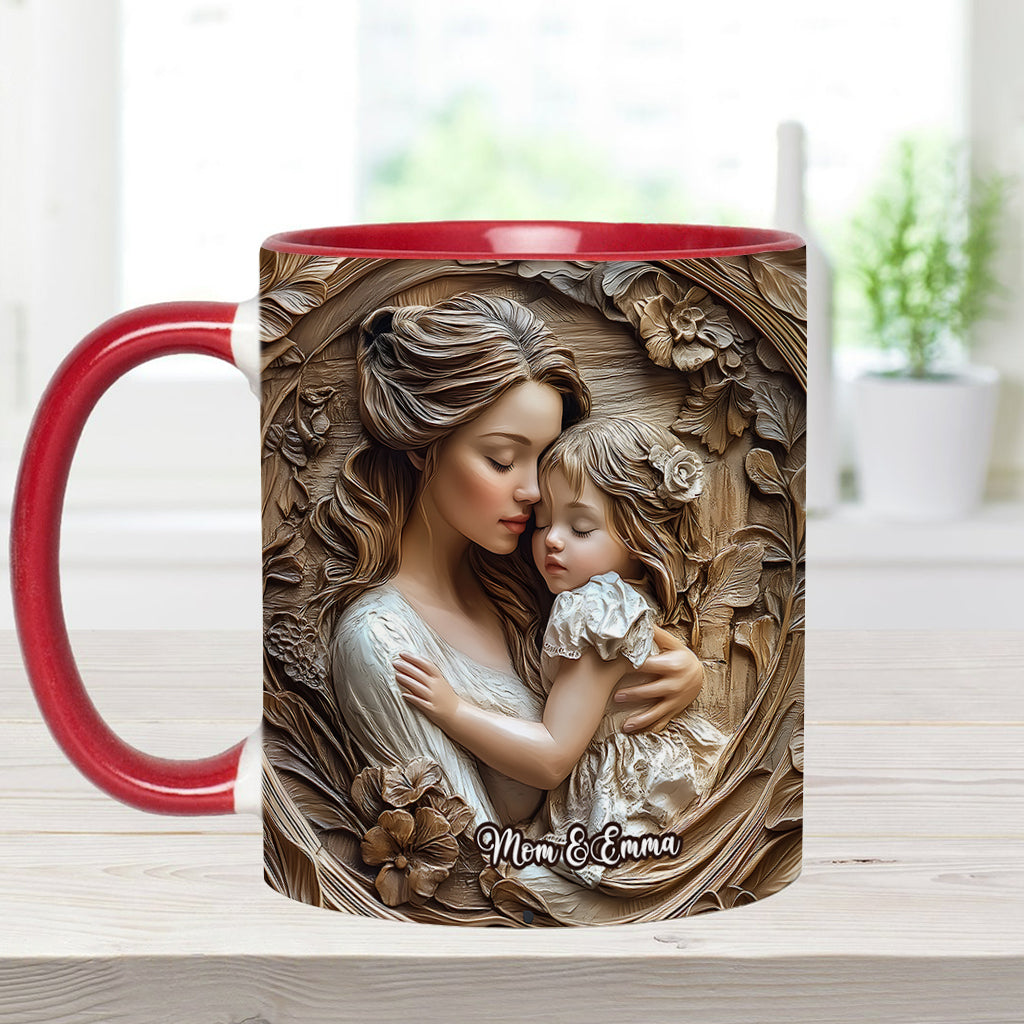Mother And Daughter - Personalized Mother Accent Mug