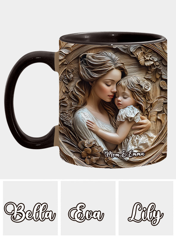 Mother And Daughter - Personalized Mother Accent Mug
