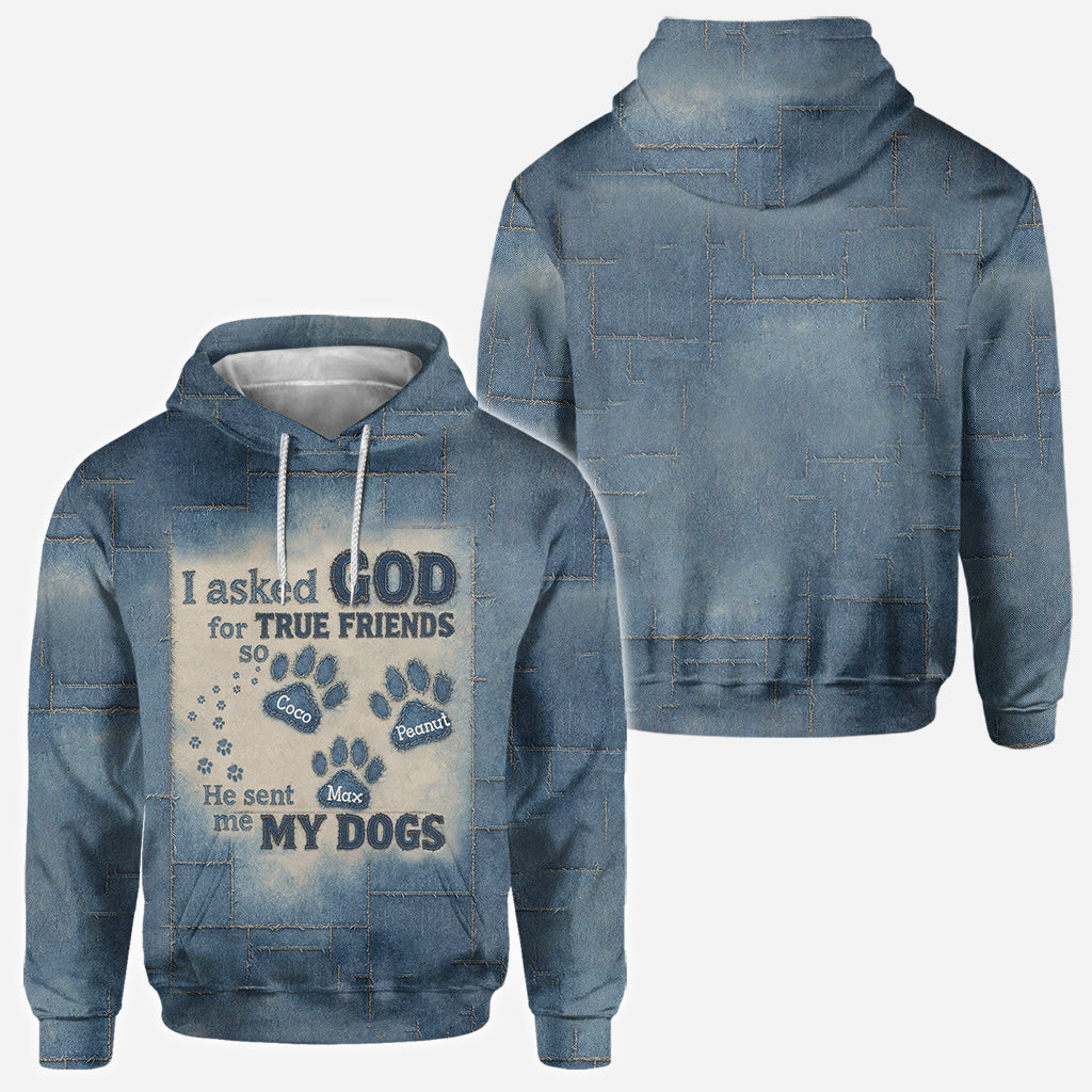 A True Friend - Personalized Dog All Over Shirt