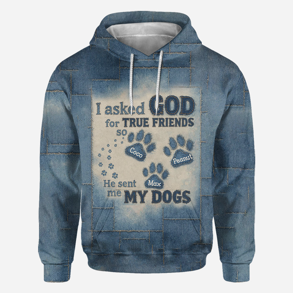 A True Friend - Personalized Dog All Over Shirt