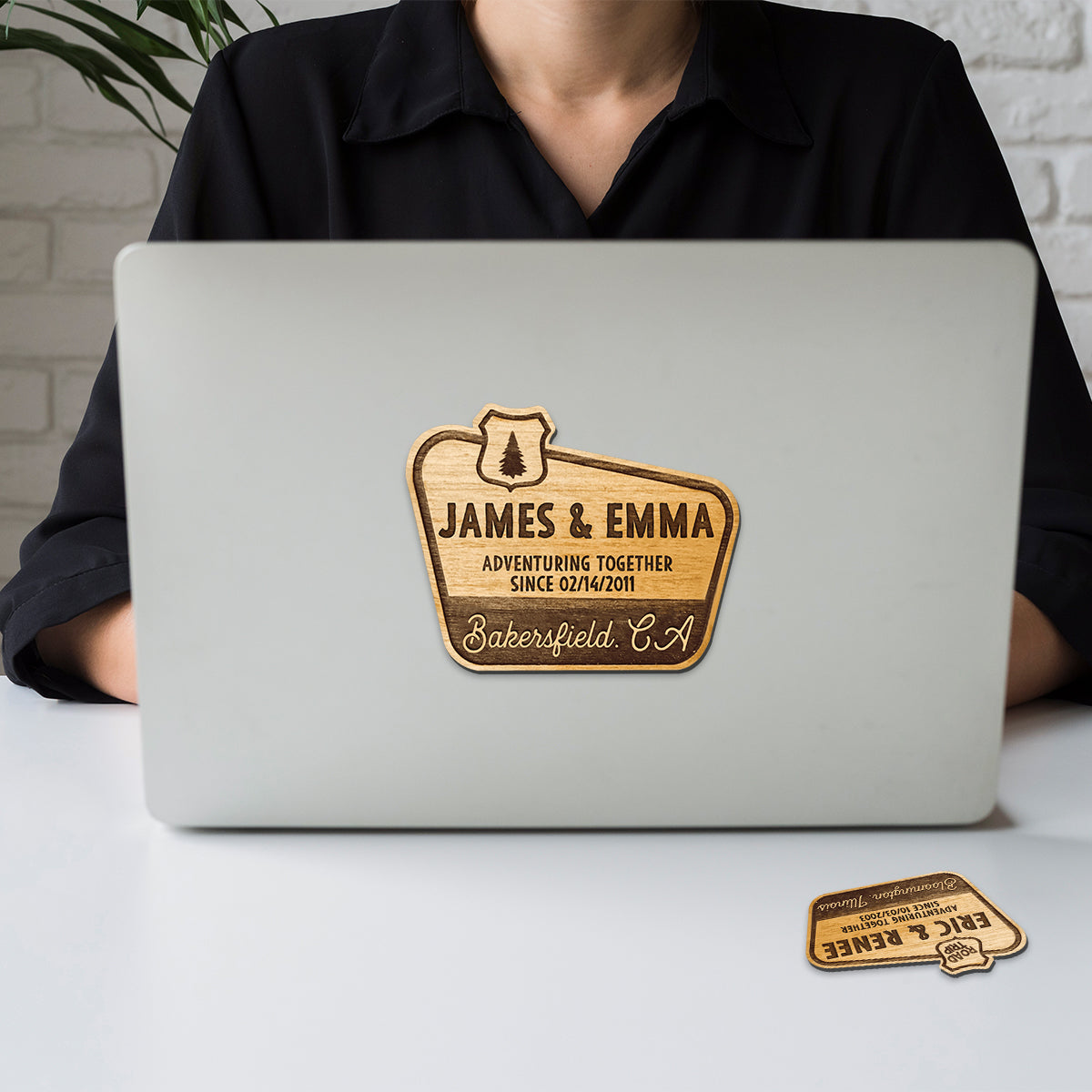 Adventure Together - Personalized Couple Magnet