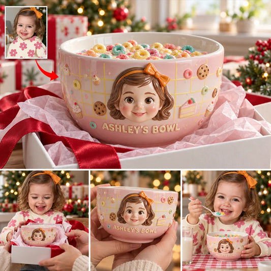 Meine Müslischüssel - Personalisierte Kinderkeramiksäule