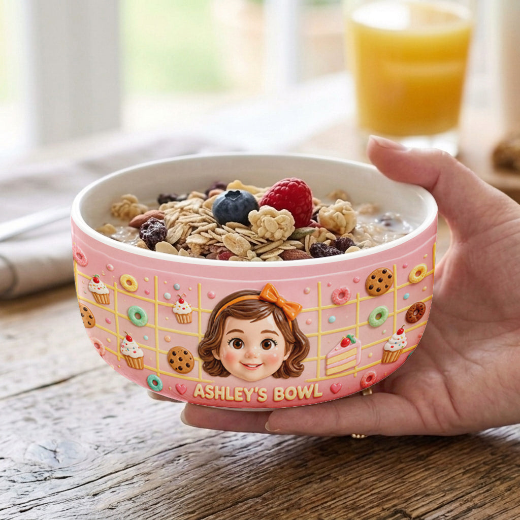 My Cereal Bowl - Personalized Kid Ceramic Bowl