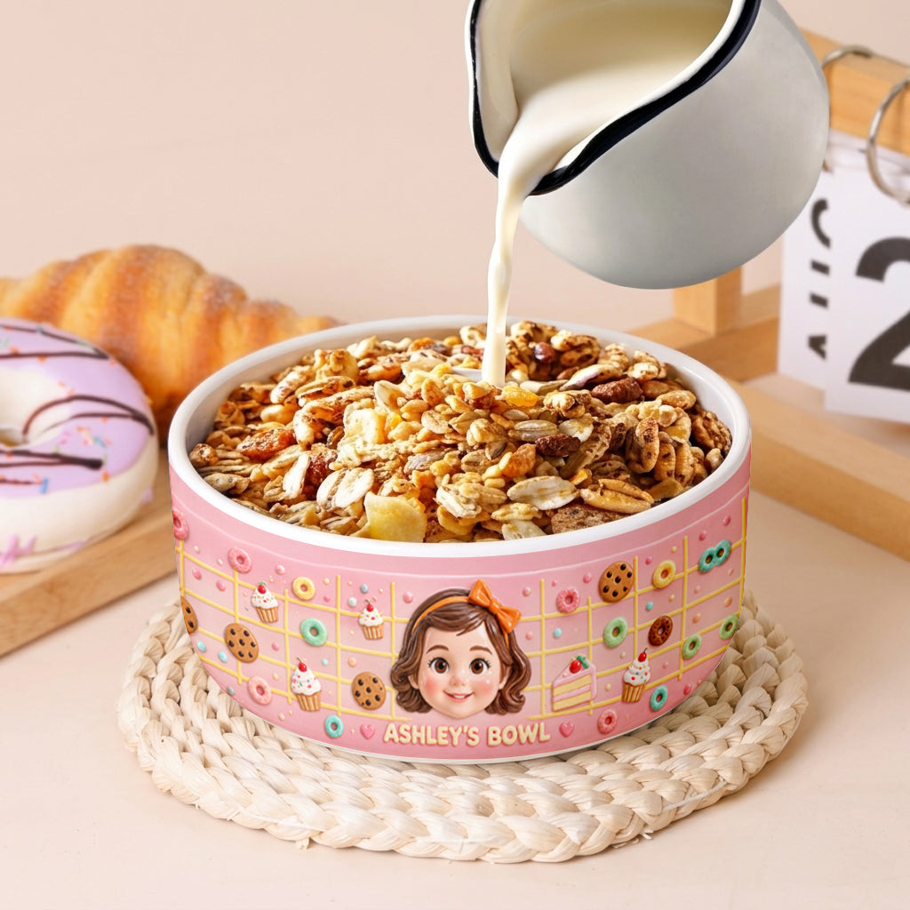 My Cereal Bowl - Personalized Kid Ceramic Bowl