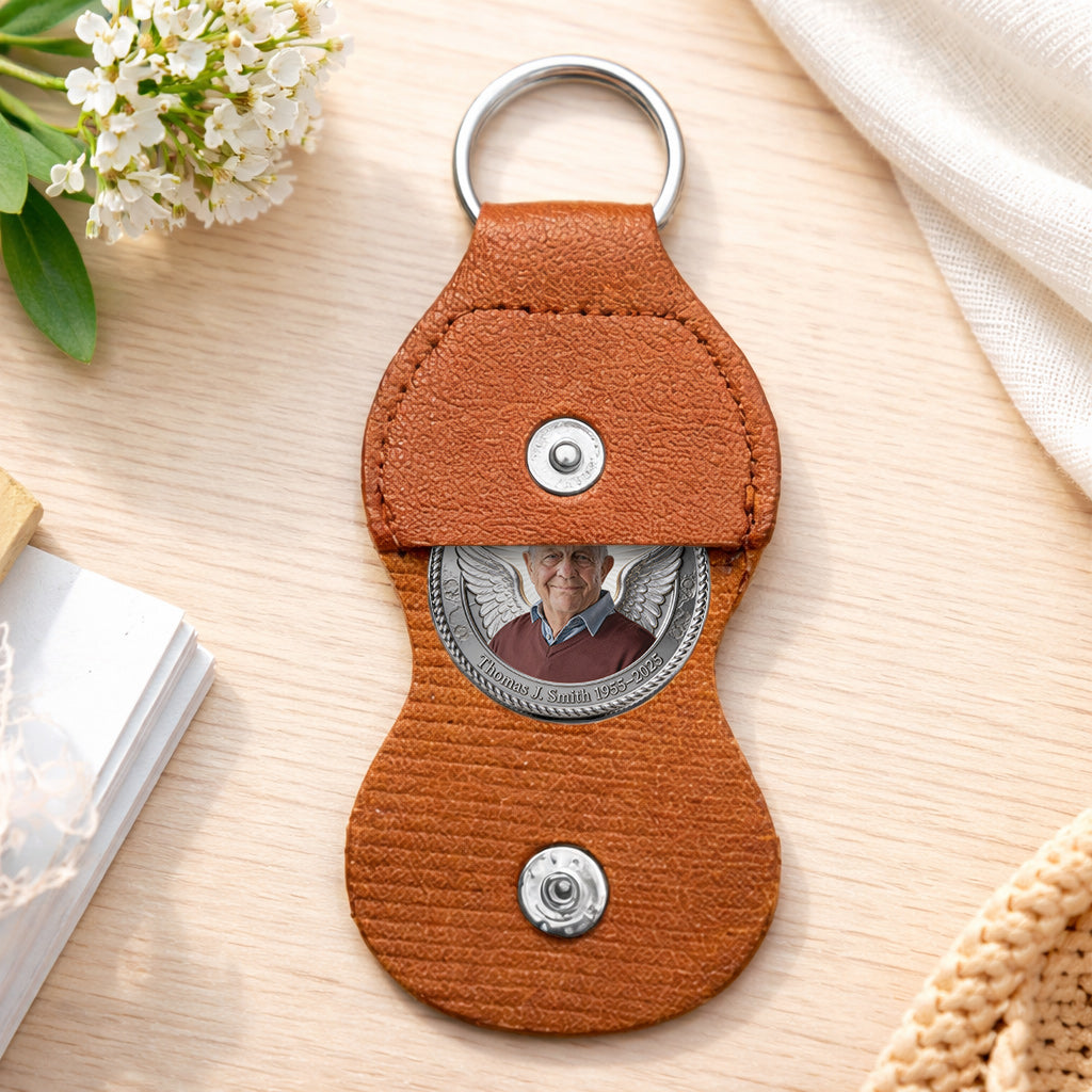 I'm Always With You - Personalized Memorial Pocket Coin Keychain