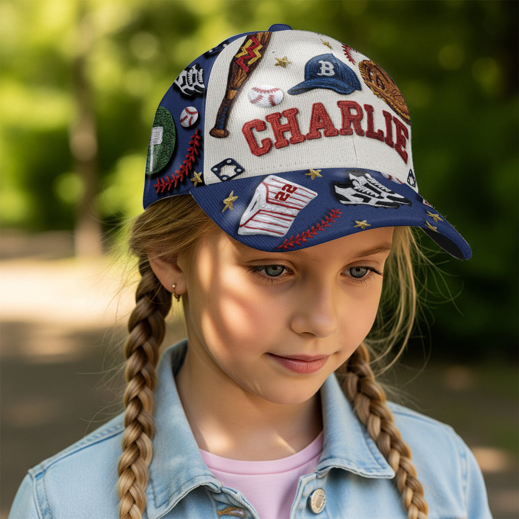 Baseballspieler – Personalisierte klassische Baseballkappe