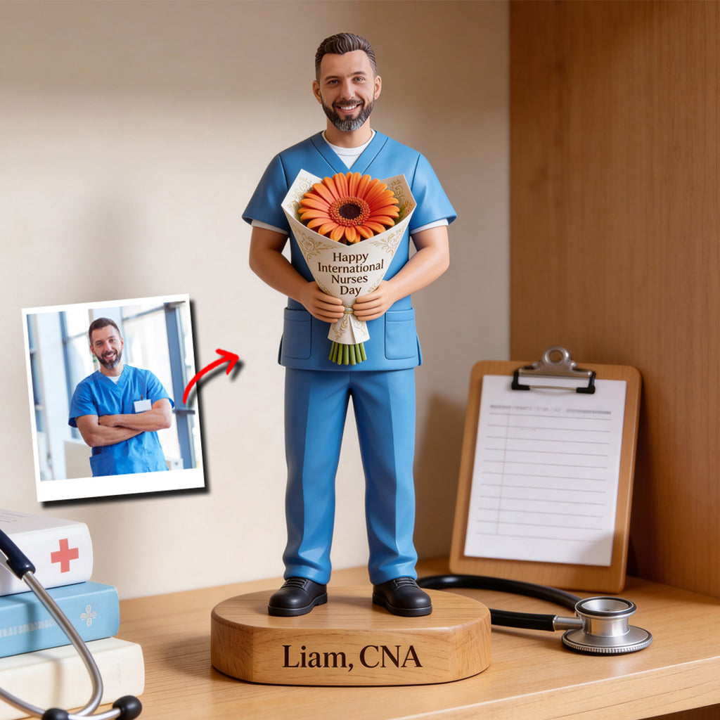 Happy International Nurses Day - Personalized Nurse Custom Shaped Acrylic Plaque