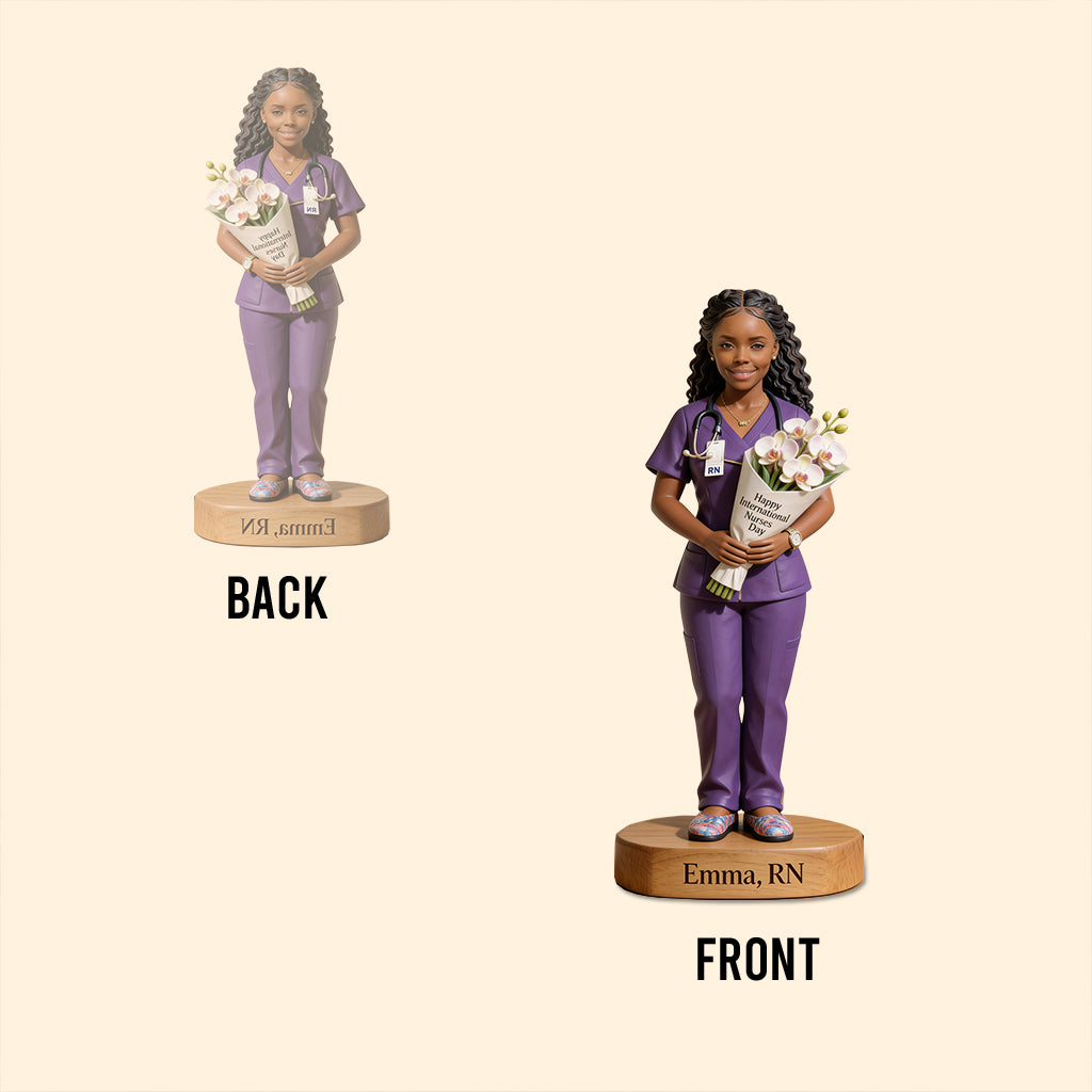 Happy International Nurses Day - Personalized Nurse Custom Shaped Acrylic Plaque