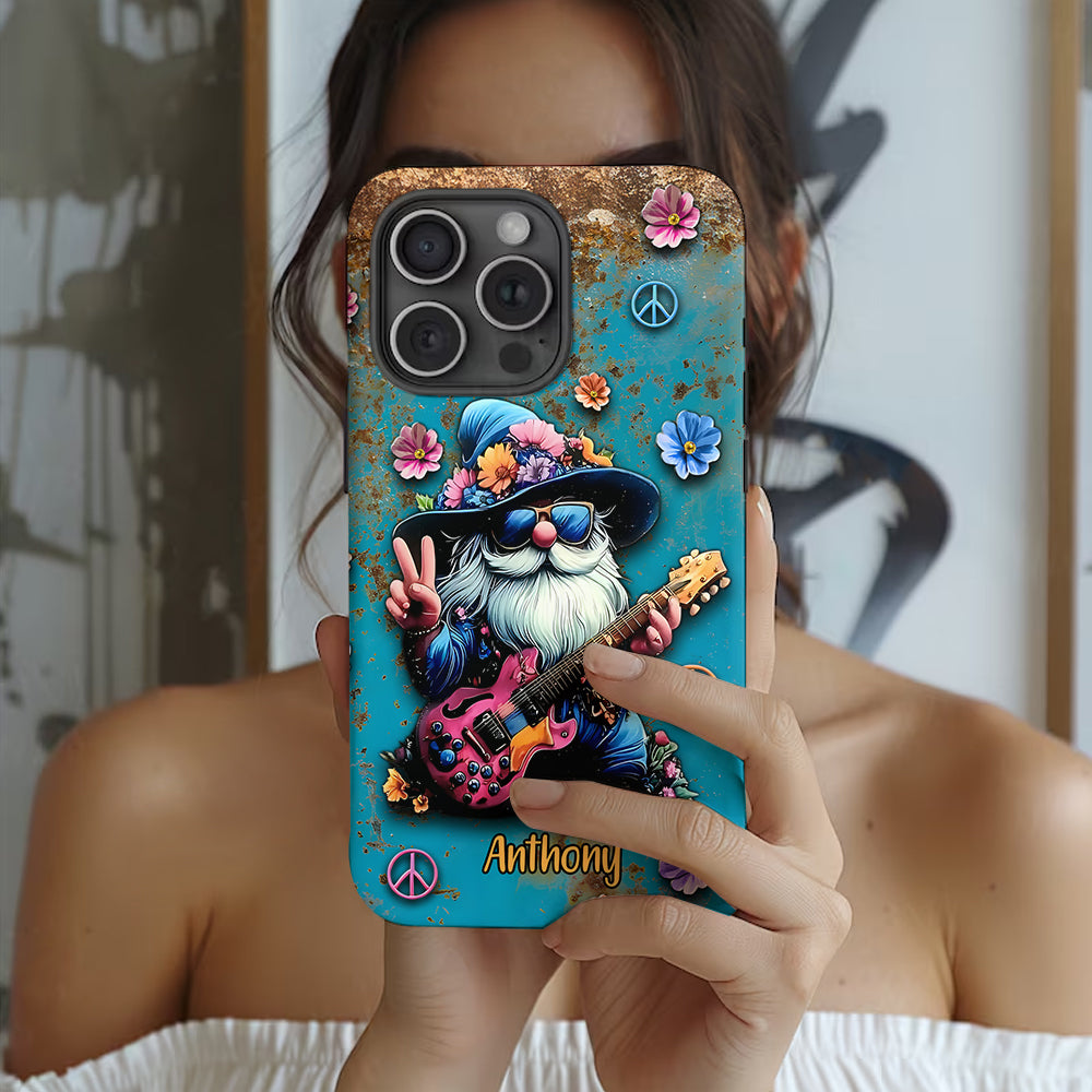 Hippie Gnome - Personalized Hippie Full Print Phone Case