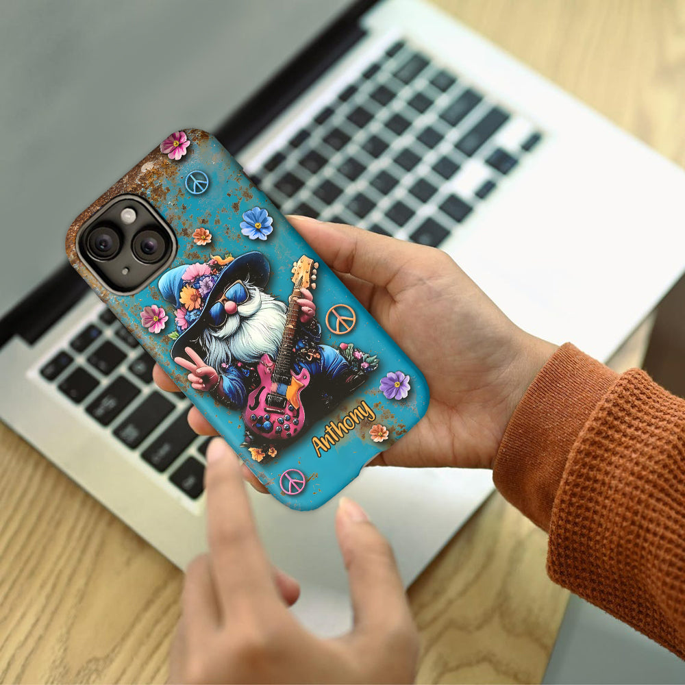 Hippie Gnome - Personalized Hippie Full Print Phone Case