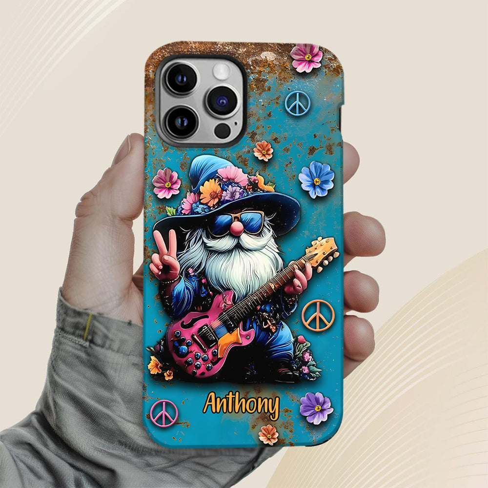 Hippie Gnome - Personalized Hippie Full Print Phone Case
