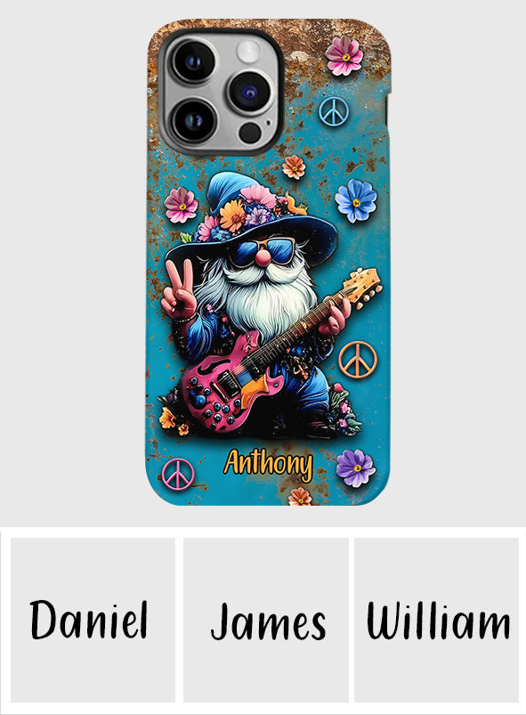 Hippie Gnome - Personalized Hippie Full Print Phone Case