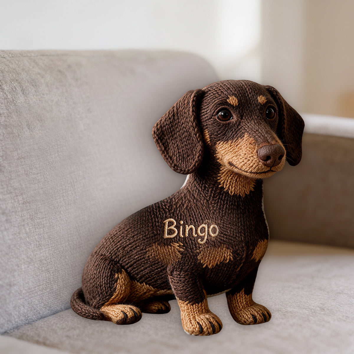 Any Photo - Personalized Dog Premium Faux Fur Pillow