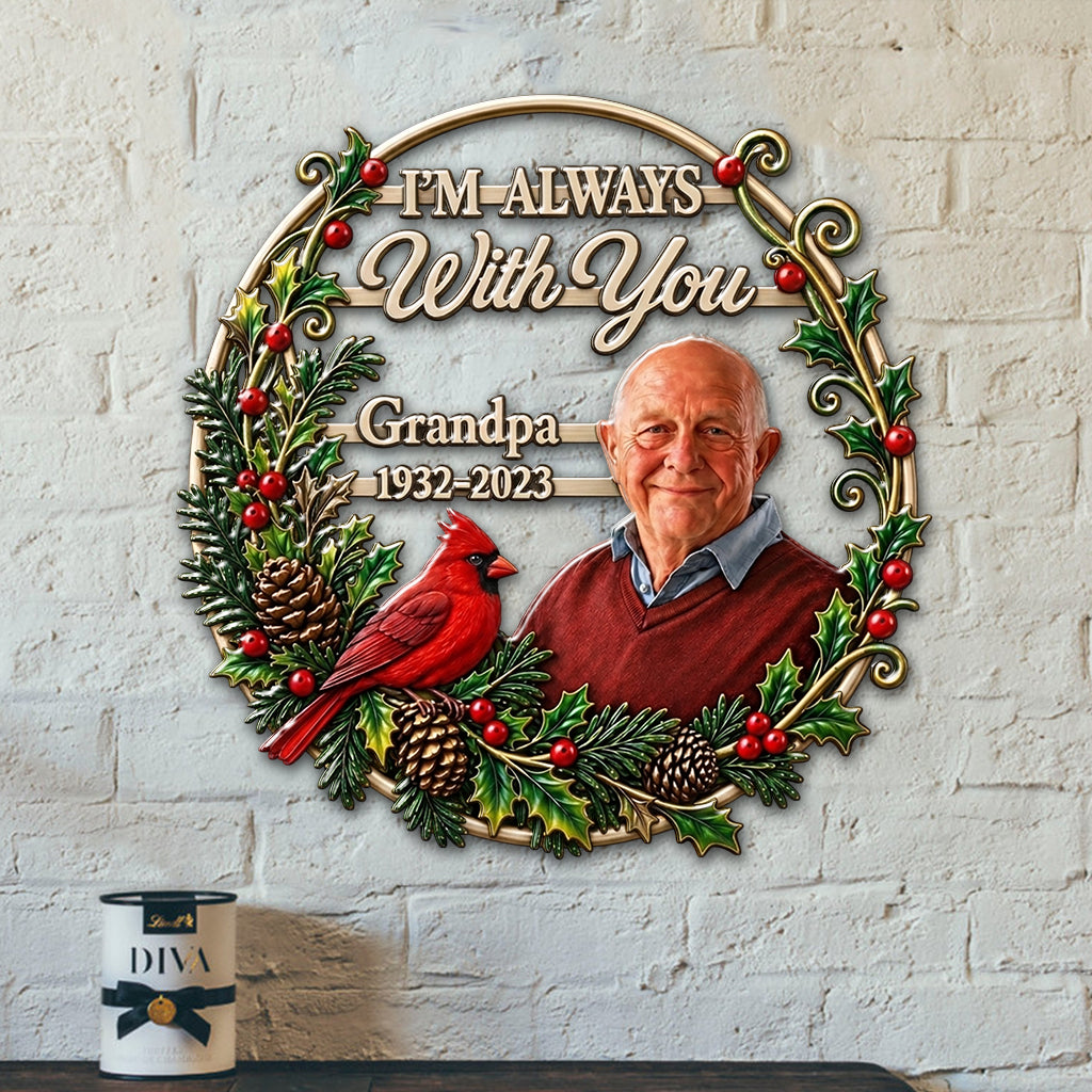 Custom Any Photo - Personalized Memorial 3D Printed Cut Metal Sign