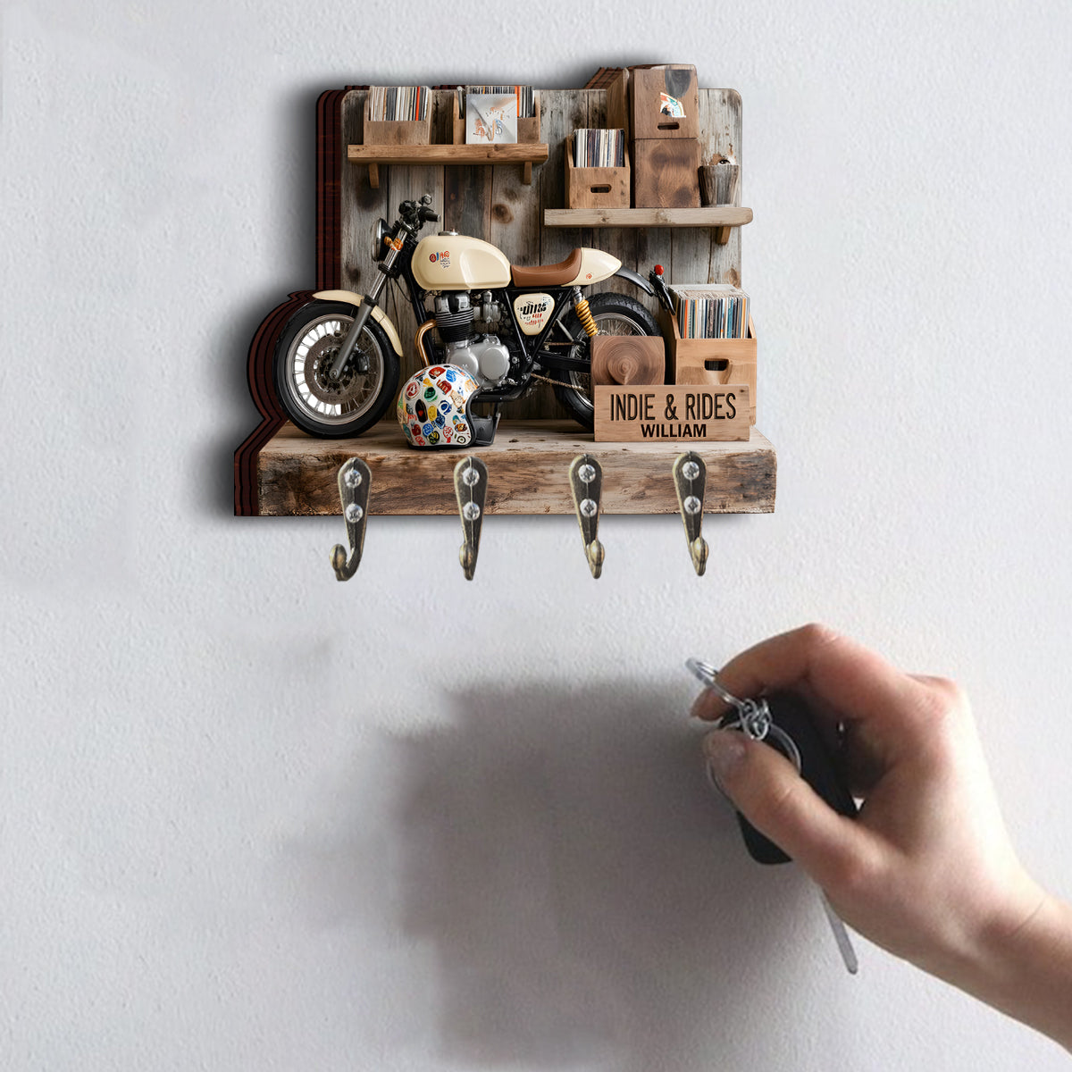 Motorrad - Personalisierter, individuell geformter Hängeträger für Biker