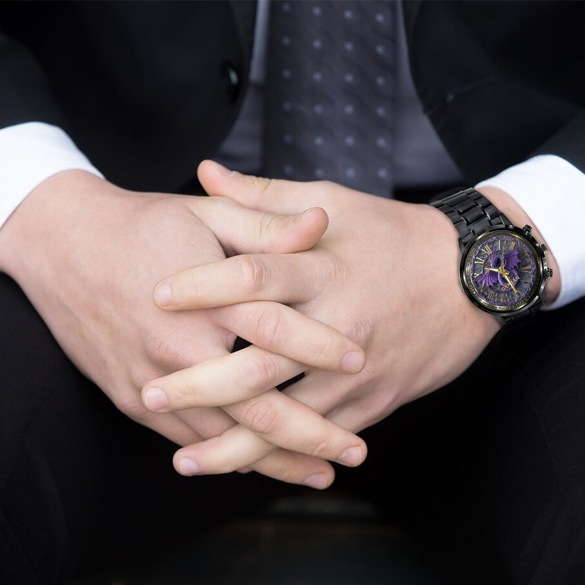 Liebe zum Drachen – Personalisierte Drachen-Handuhr