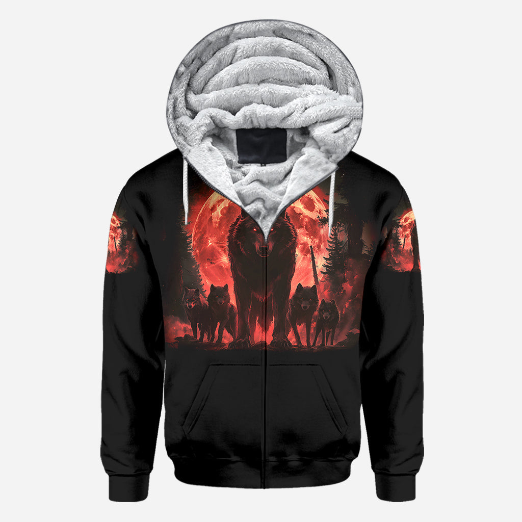 Papa Wolf Pack - Personalized Father All Over Shirt