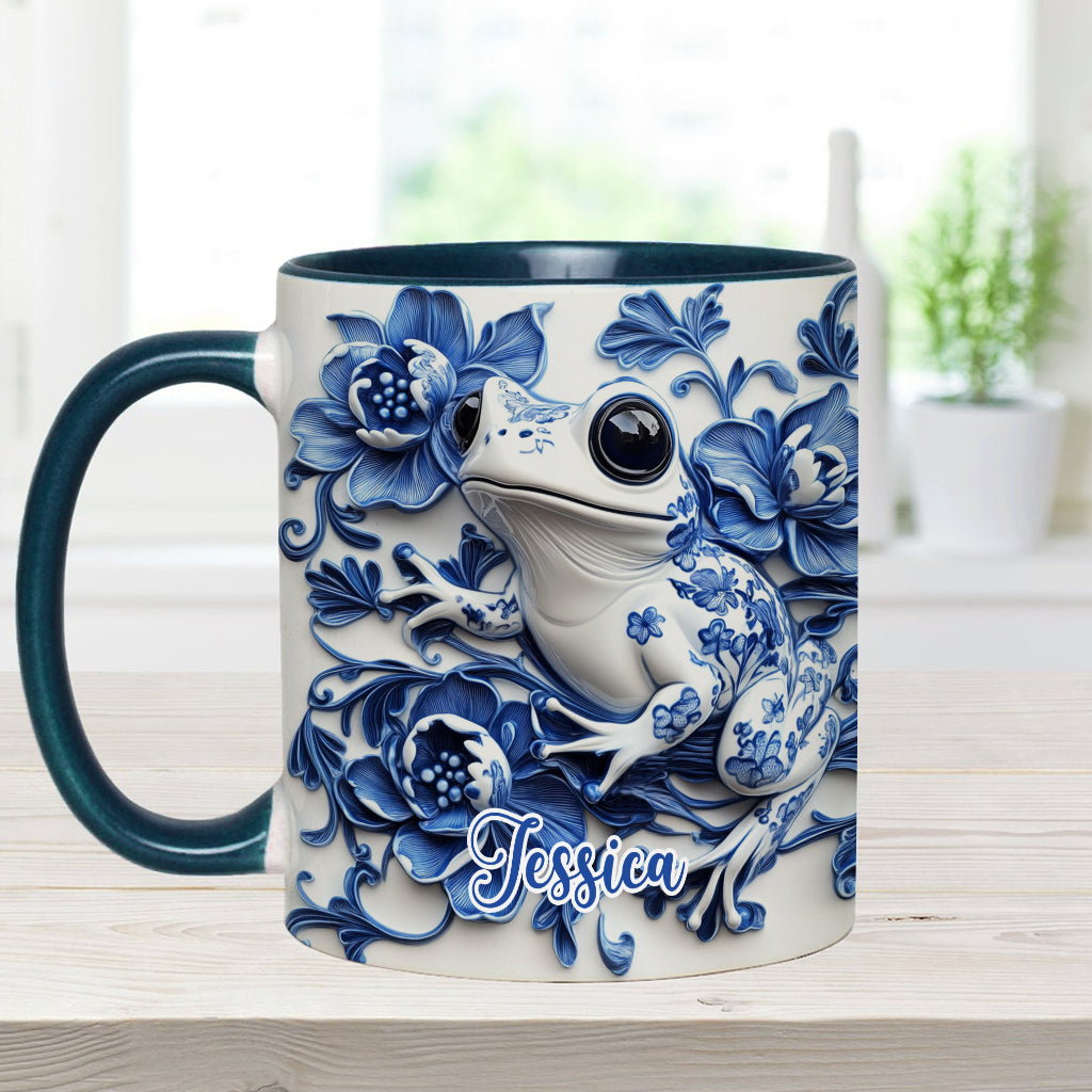 Porzellan-Frosch – Personalisierte Tasse mit Froschmotiv