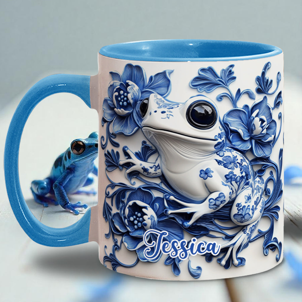 Porzellan-Frosch – Personalisierte Tasse mit Froschmotiv
