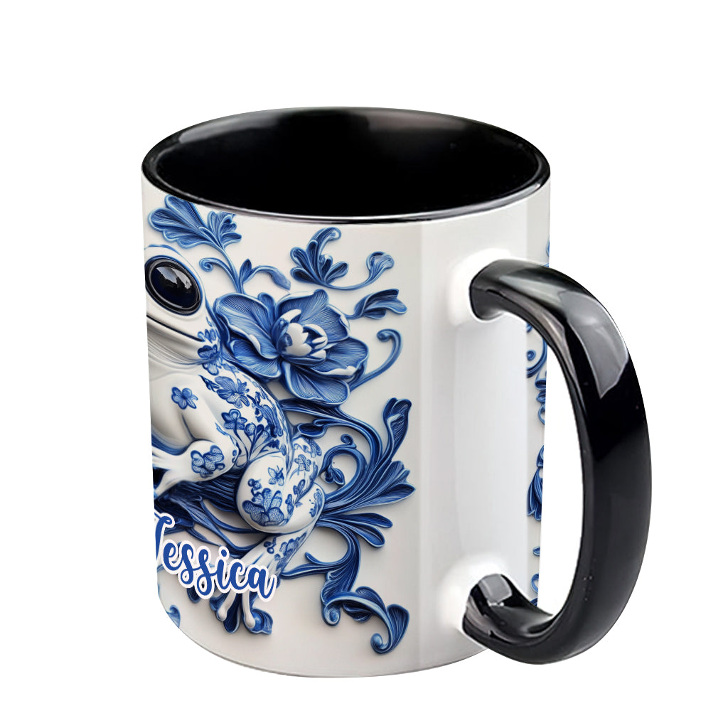 Porzellan-Frosch – Personalisierte Tasse mit Froschmotiv