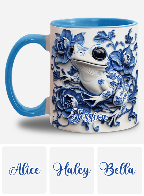 Porzellan-Frosch – Personalisierte Tasse mit Froschmotiv