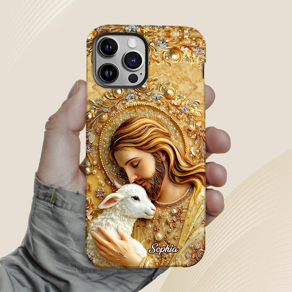 Ein Kind Gottes – Personalisierte Handyhülle mit christlichem Vollbilddruck