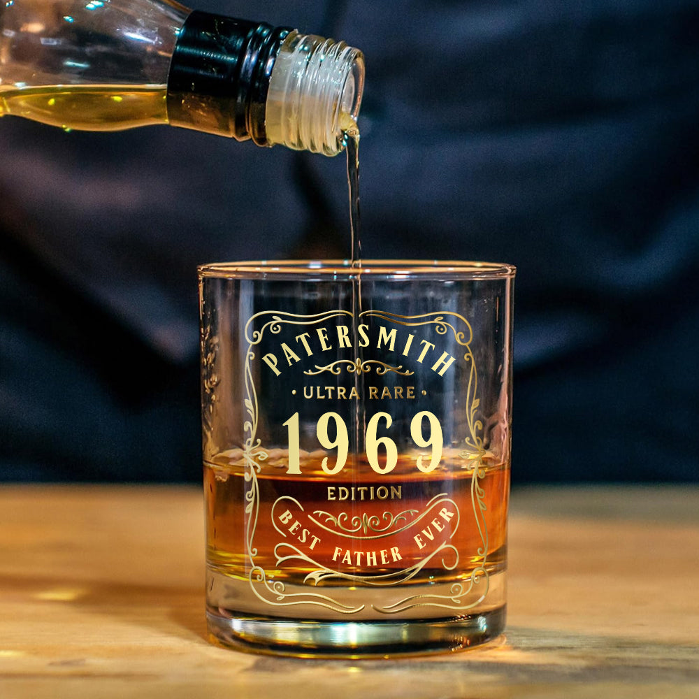 Best Gift For Wiskey Bourbon Cognac... Loving Dad Husband.... - Personalized Whisky Whiskey Decanter Set