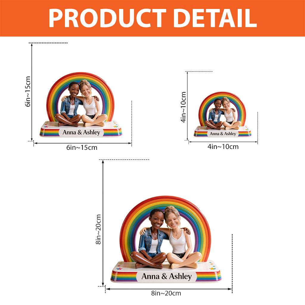 LGBT Pride Month - Personalisierte LGBT Unterstützung Acrylplakette