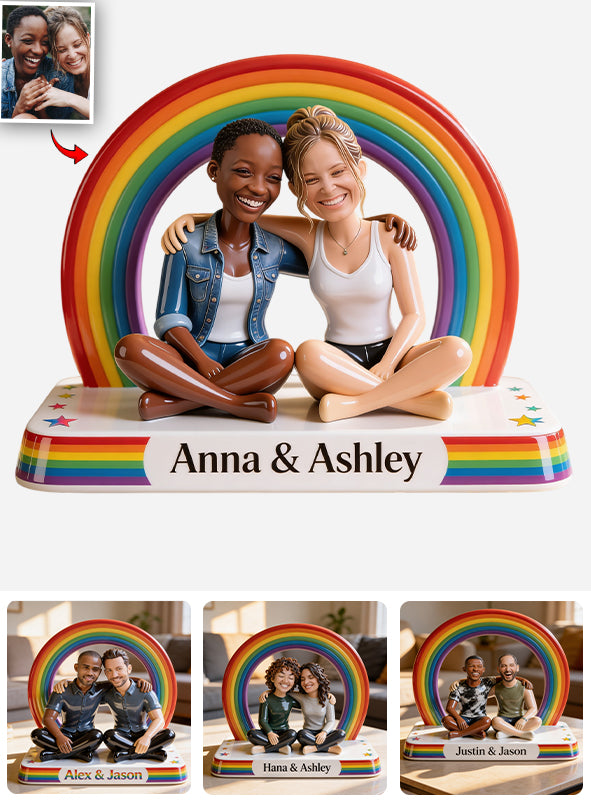 LGBT Pride Month - Personalisierte LGBT Unterstützung Acrylplakette