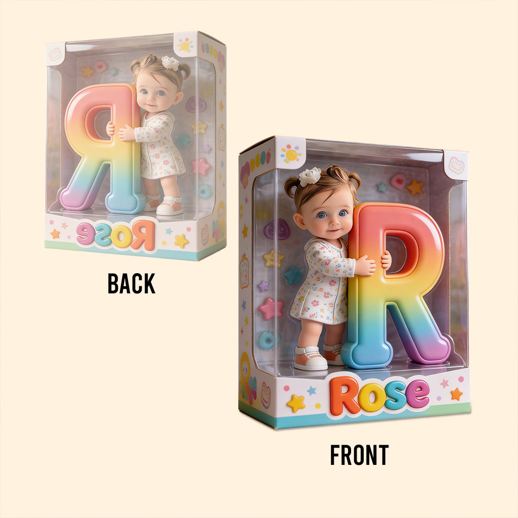 Alphabet Letter Custom Any Photo - Personalized Kid Custom Shaped Acrylic Plaque