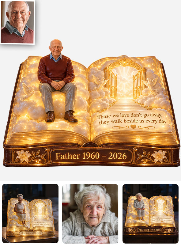 Personalisierte Gedenkgeschenk, Ein Schönes Andenken für einen Geliebten - Personalisierte Gedenk-Acryl-LED-Nachtlicht