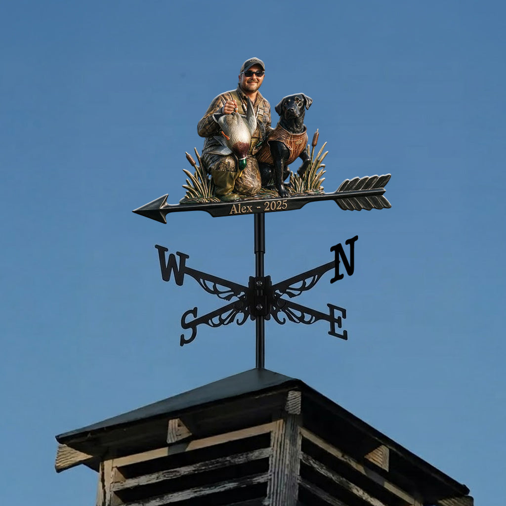 Duck Turkey Hunting Season - Personalized Hunting Weather Vane
