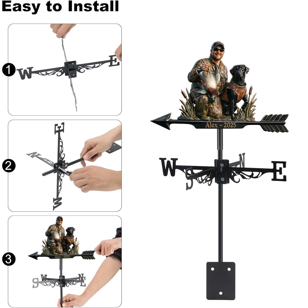 Duck Turkey Hunting Season - Personalized Hunting Weather Vane