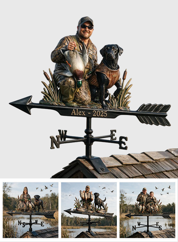 Duck Turkey Hunting Season - Personalized Hunting Weather Vane