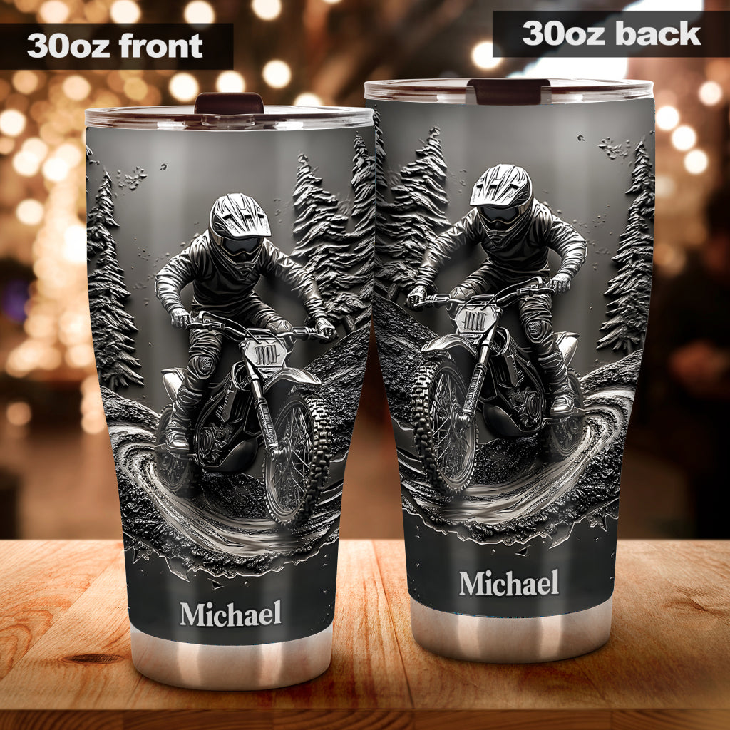 Moto Life – Personalisierter Dirtbike-Becher