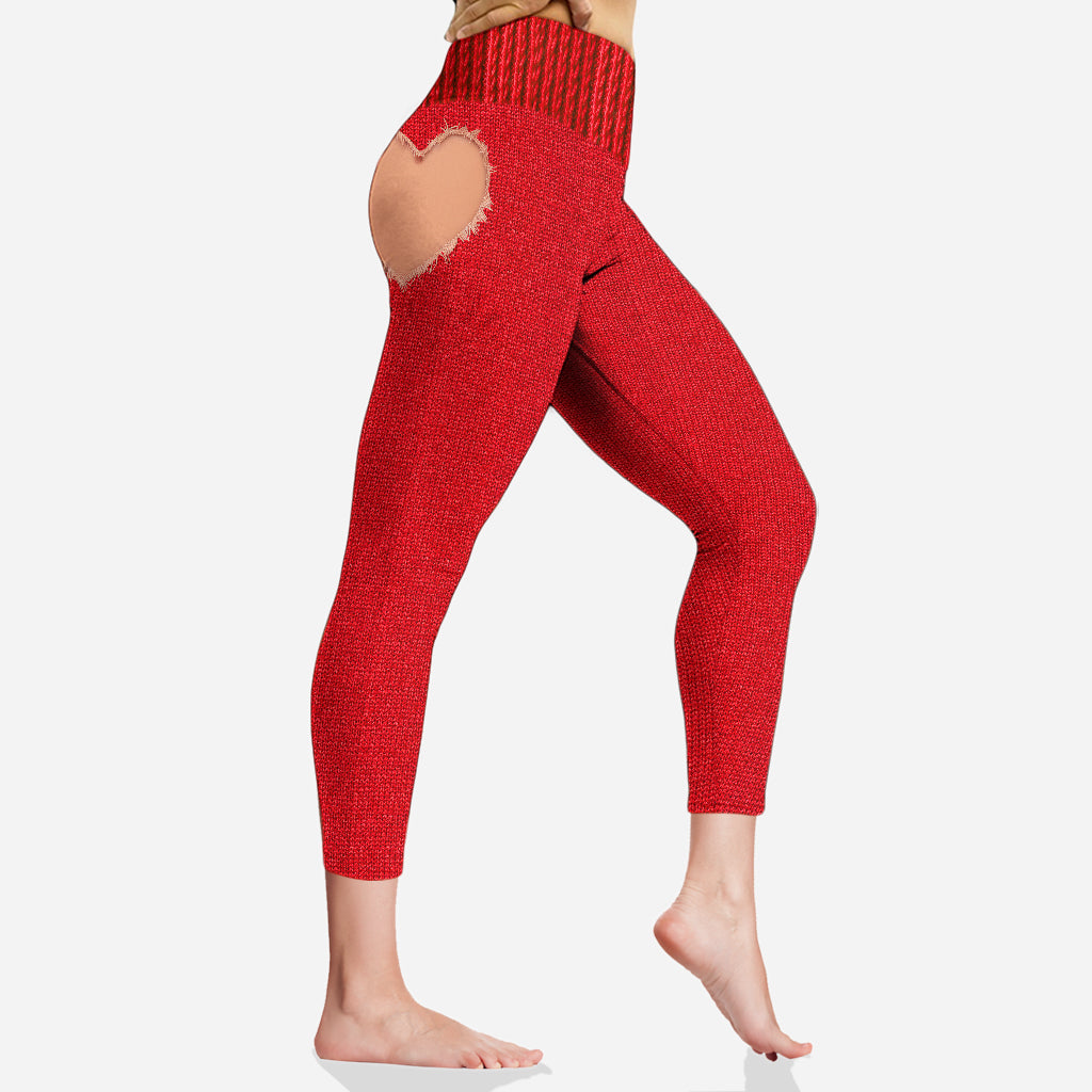 Dieser Hintern gehört zu – personalisierte Partner-Leggings