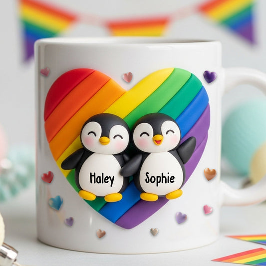 Liebe ist Liebe – Personalisierte Tasse zur Unterstützung der LGBT-Community