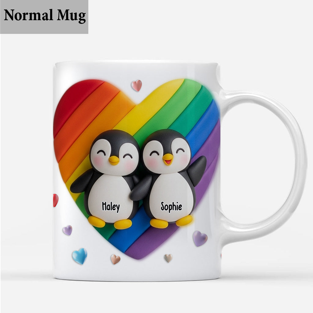 Liebe ist Liebe – Personalisierte Tasse zur Unterstützung der LGBT-Community
