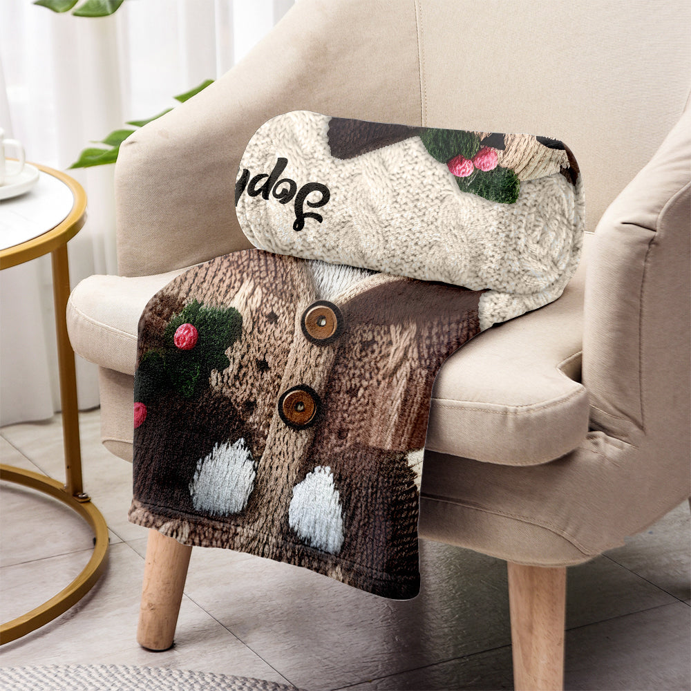 Cute Cat - Personalized Cat Blanket