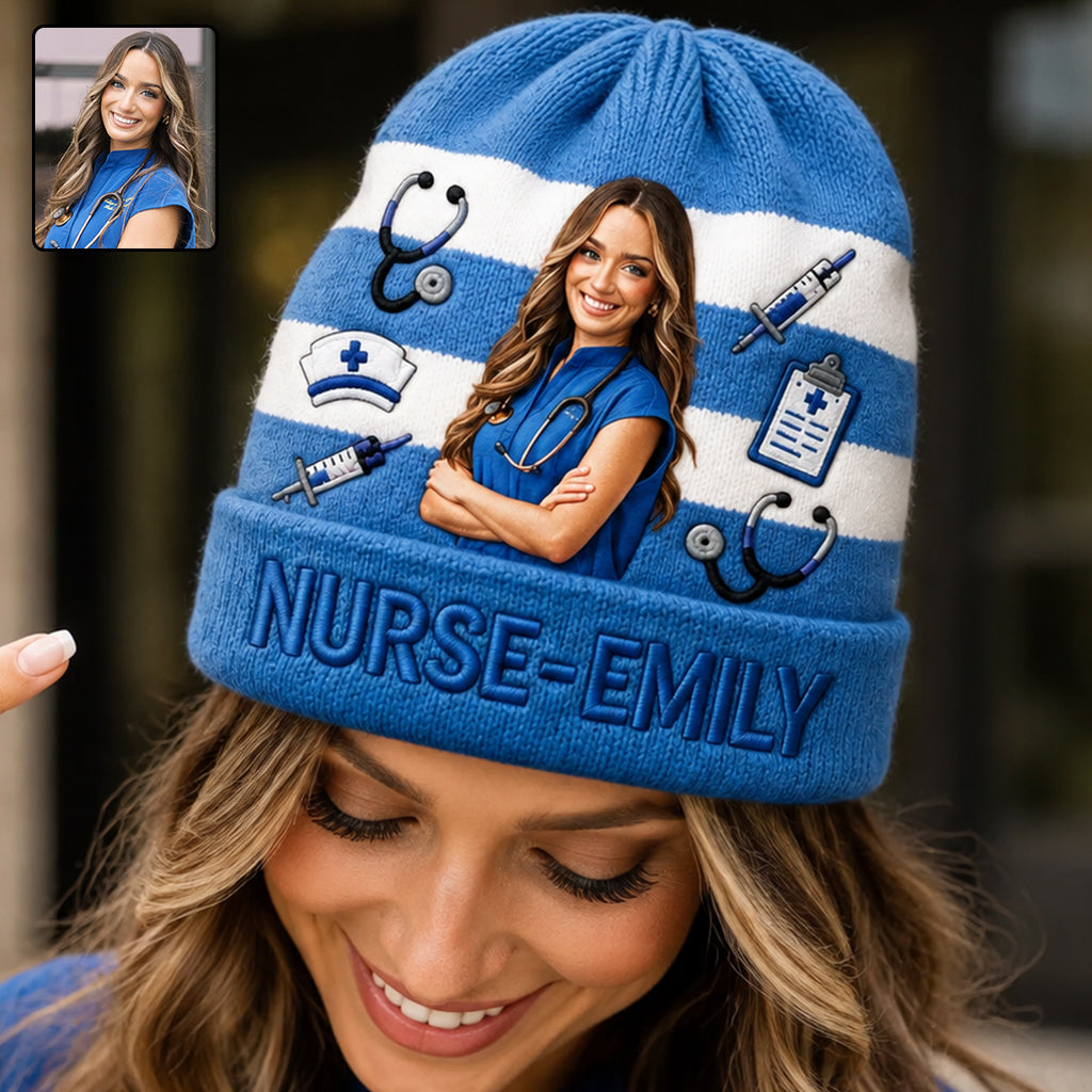Jede Foto Liebe Mein Job - Personalisierte Krankenschwester Mütze