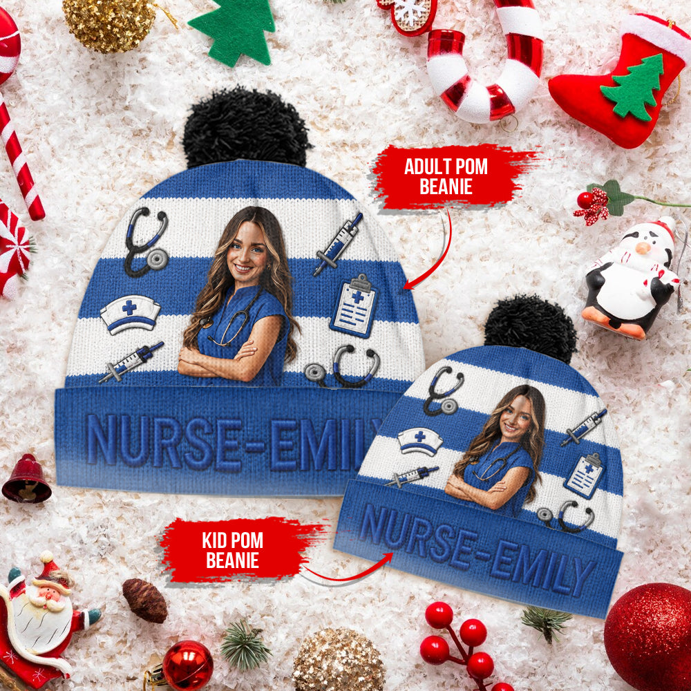 Jede Foto Liebe Mein Job - Personalisierte Krankenschwester Mütze