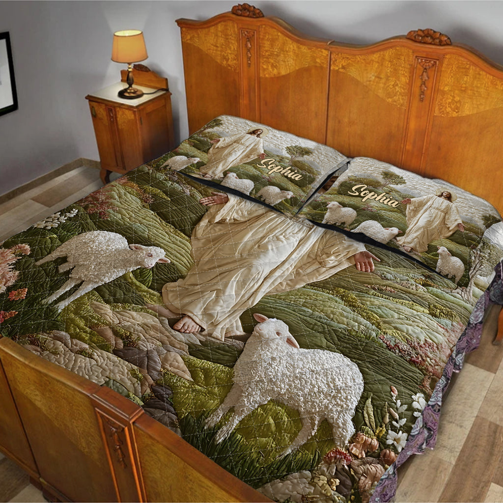 Grace and Glory - Personalized Christian Quilt Set